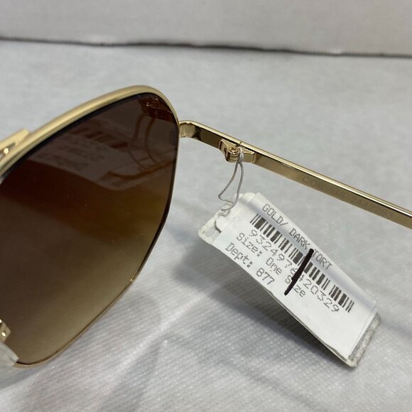 AIRE Corvus Aviator Sunglasses Gold Brown Gradient main image 12
